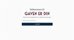 Desktop Screenshot of gavenerdin.dk